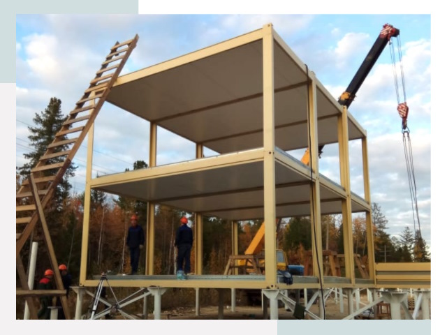 Строительство модульных здания Дюртюли