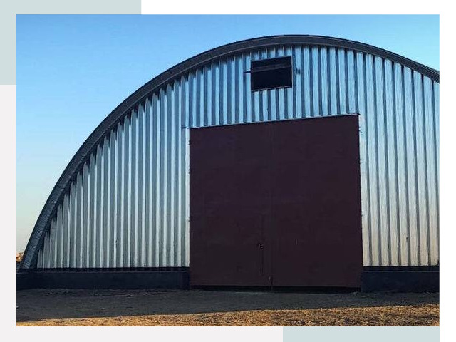 Бескаркасные ангары в Дюртюли