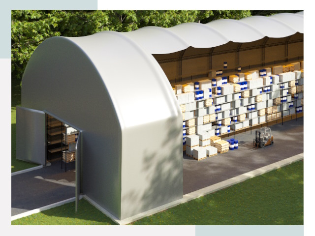 Тентовые ангары в Дюртюли