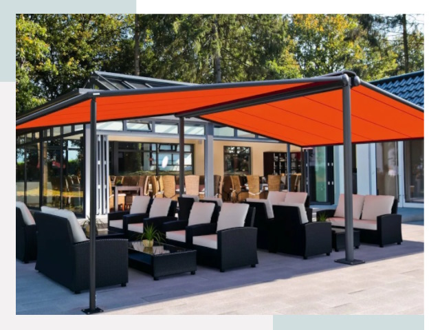 Навесы для кафе и ресторанов в Дюртюли