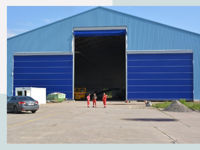 Ангарные ворота в Дюртюли от СтальСтрой-Дюр по цене 626 руб.