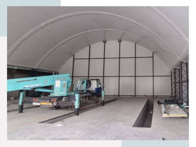 Внутреннее оснащение ангаров в Дюртюли