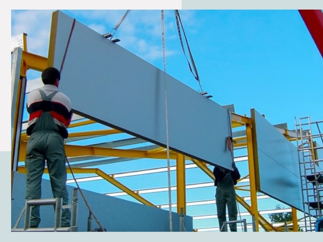 Монтаж сэндвич-панелей в Дюртюли от 626 руб.