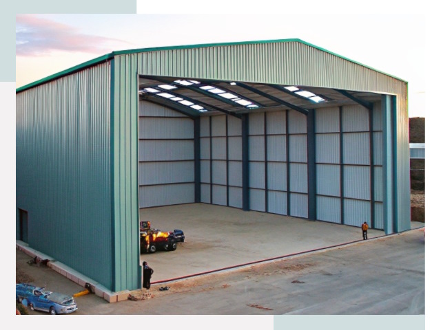 Строительство ангаров в Дюртюли